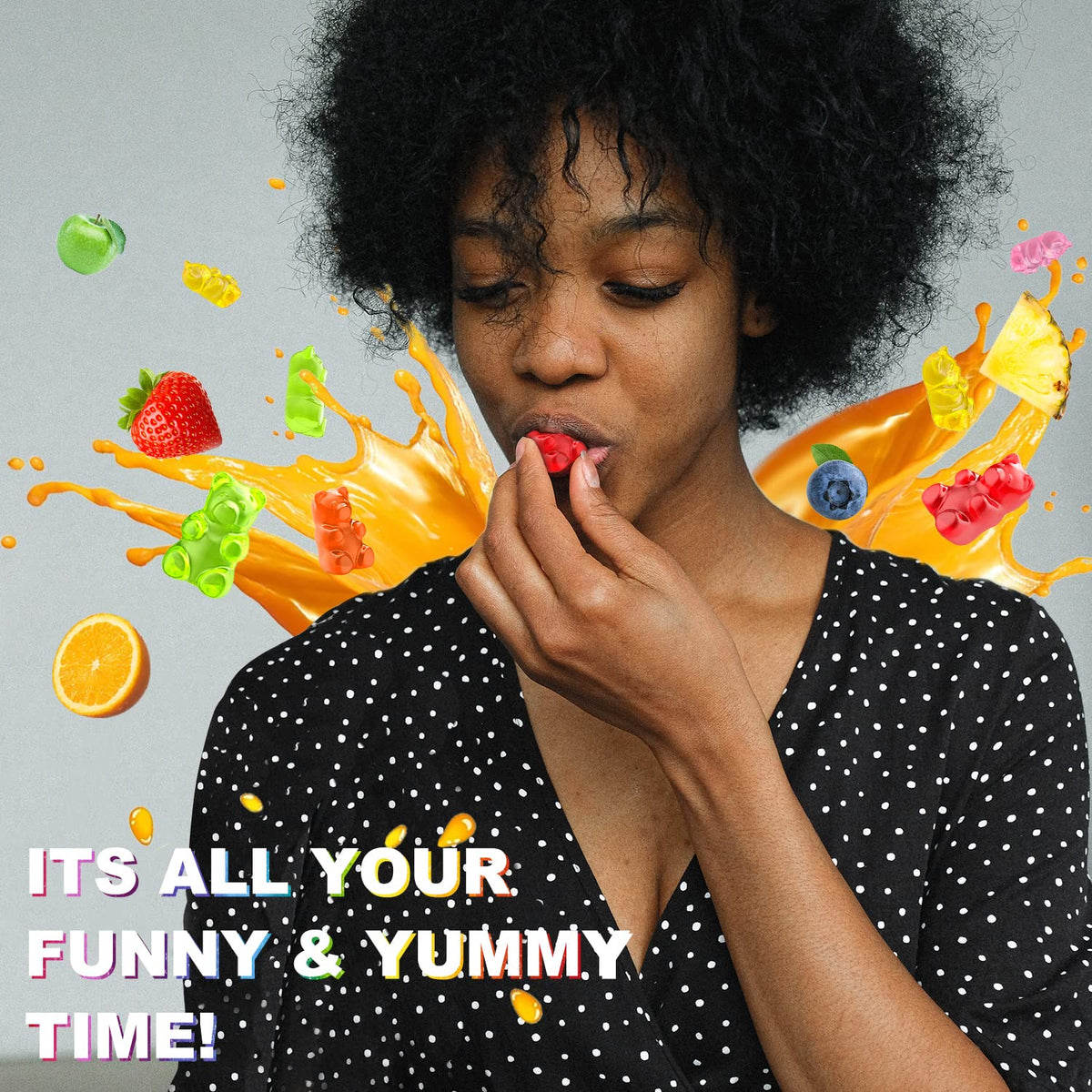 Natural Organic Vegan Non-GMO Dietary Gummies Z61097
