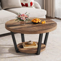 32'' Round Coffee Table with Storage J3620