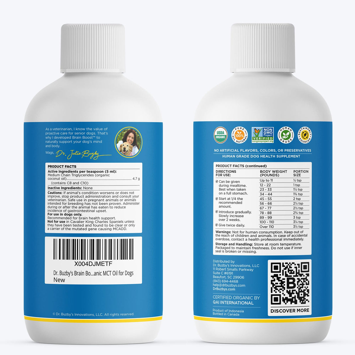 Organic MCT Oil for Dogs T26177