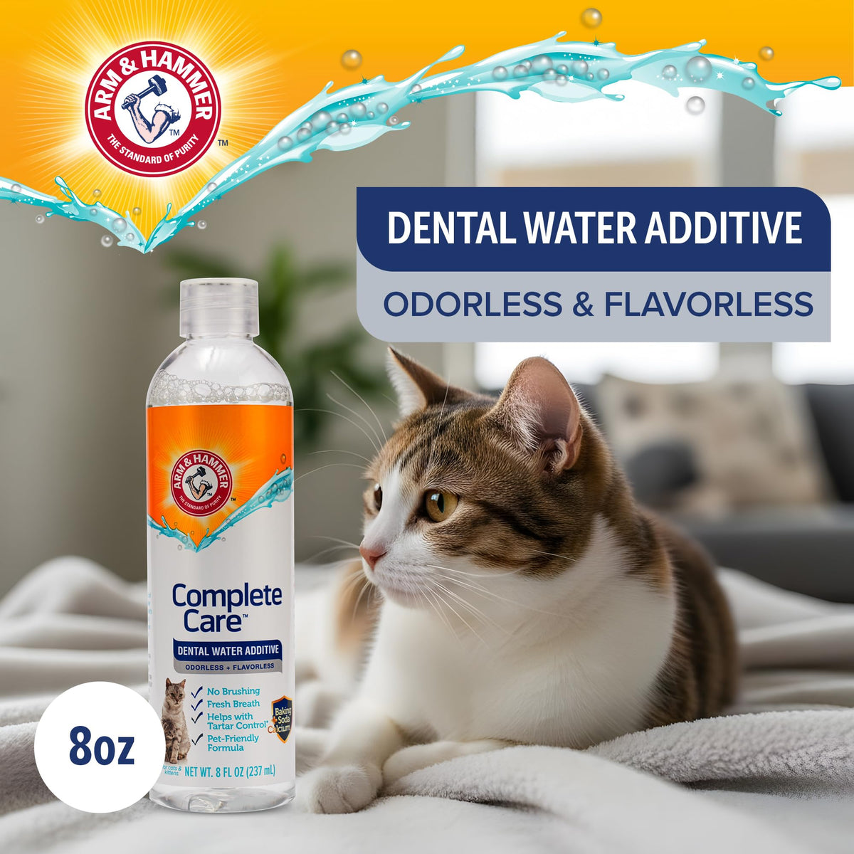 Cat Dental Water Additive 8 Fl Oz 6-Pack Z53966