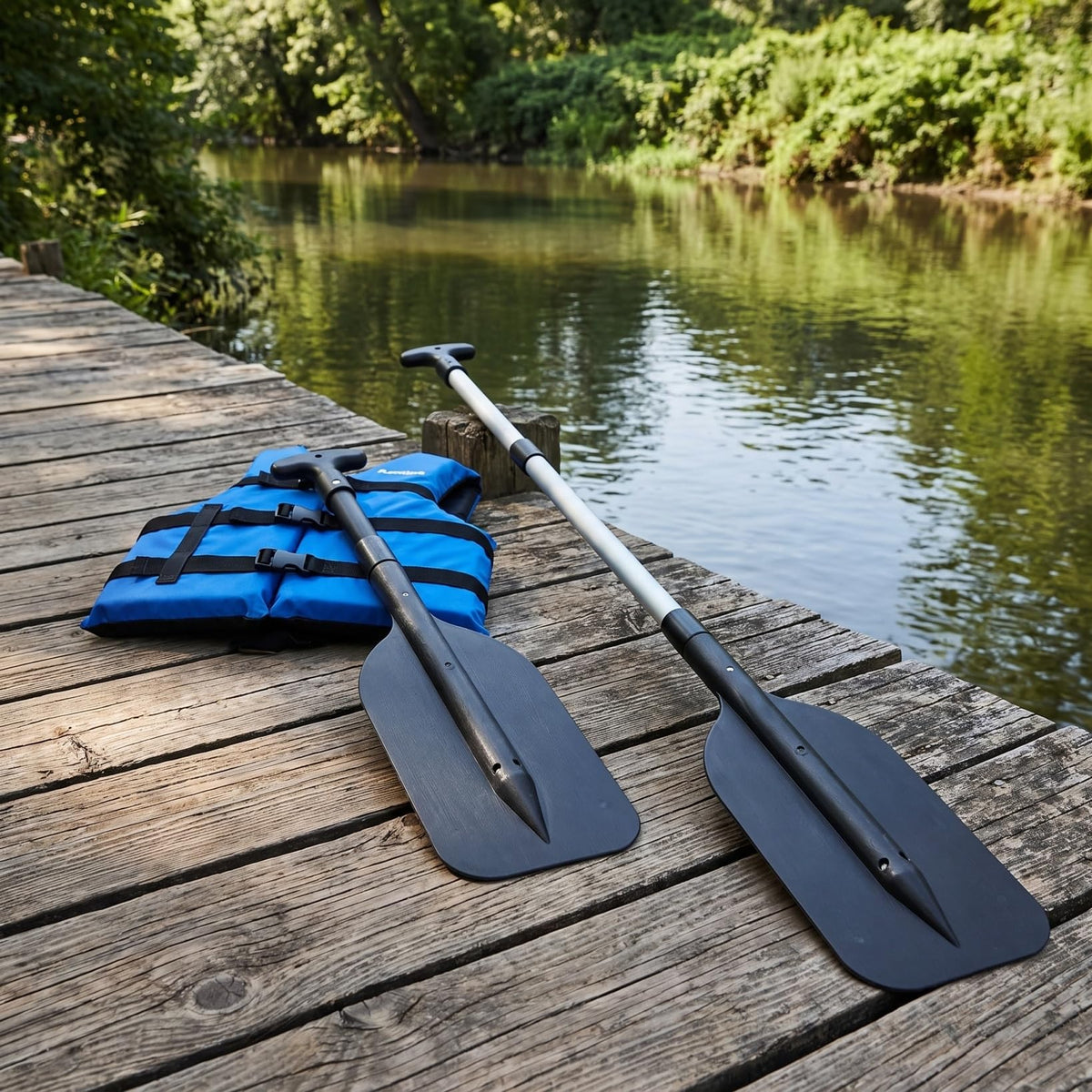Telescopic Kayak Paddle Aluminum T-Handle F994