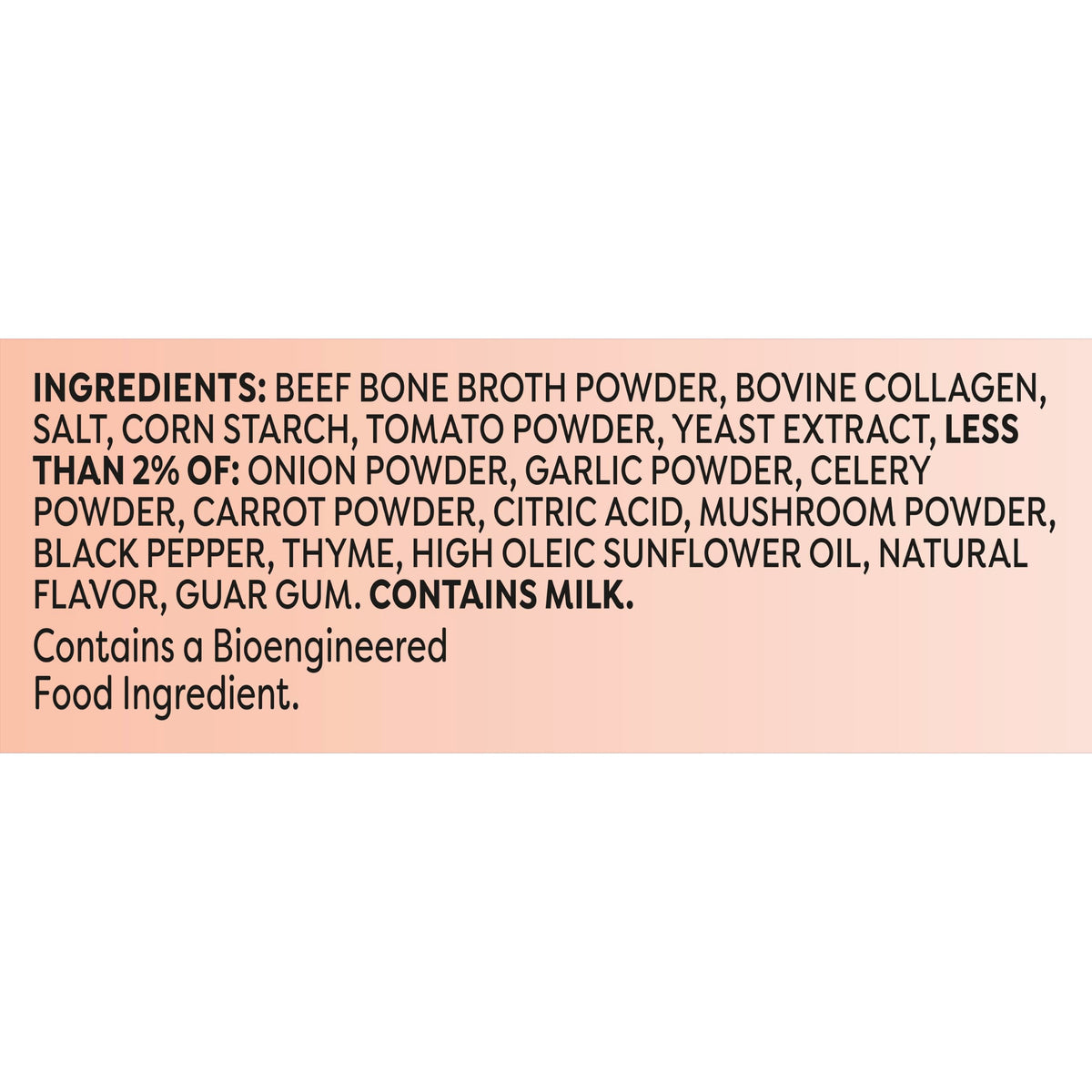 Beef Bone Broth Instant Powder Mix Packets, 6 Count G251