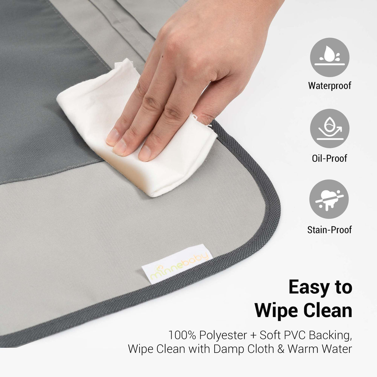 Extra Large Grey Booster Chair Protector Cover P49742