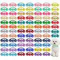 80 Pcs Dog Bowtie Flower Collar Adjustable E723