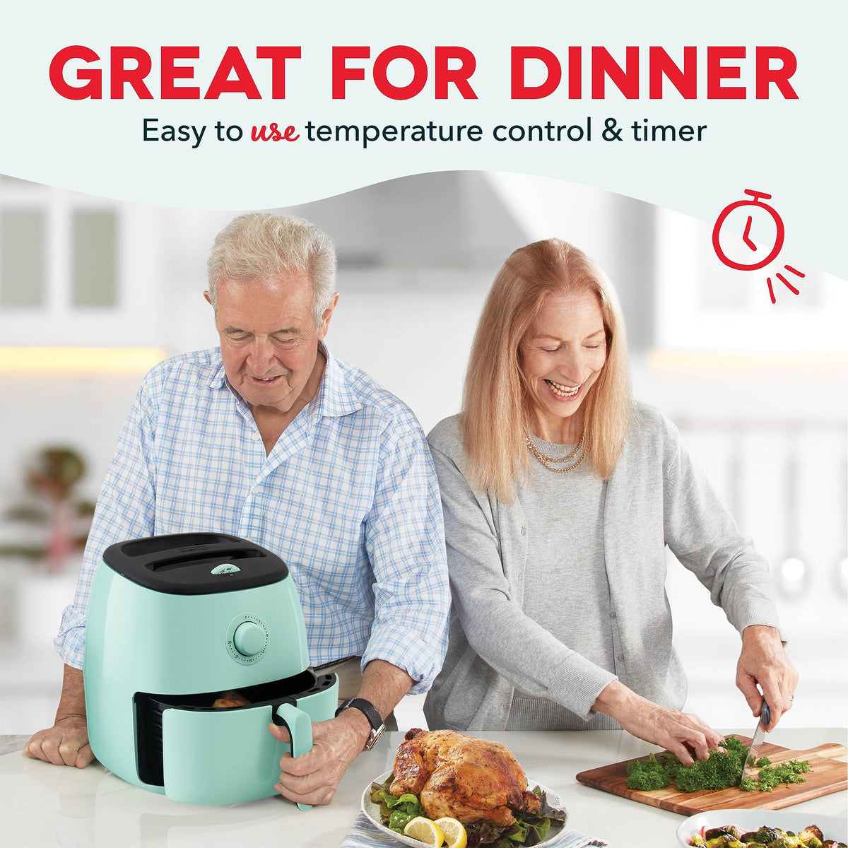 Aqua 6 Quarts Nonstick Air Fryer O103