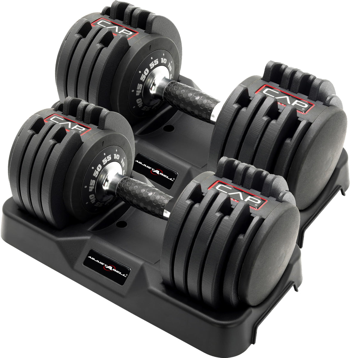 Adjustable Dumbbell Set 12.5 LB 25 LB 55 LB F70595