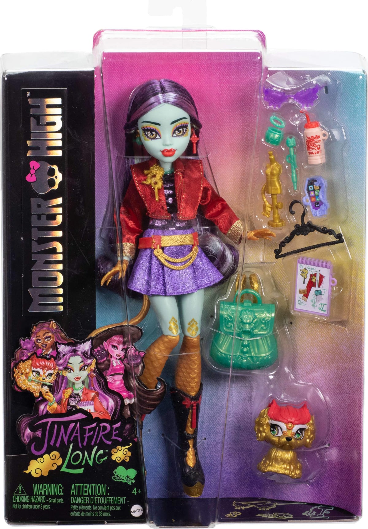 Jinafire Long Doll with Pet Dog B226385